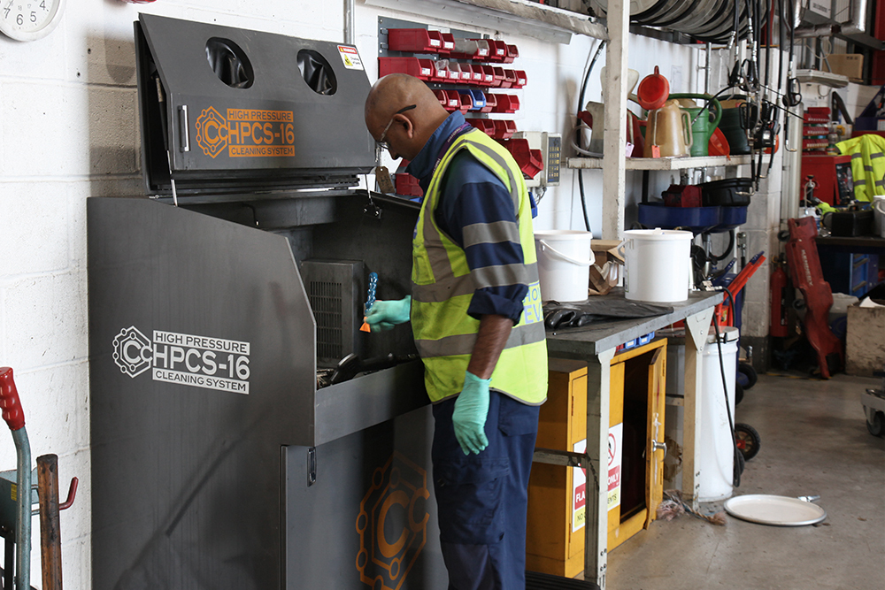 Parts Cleaner at Heathrow